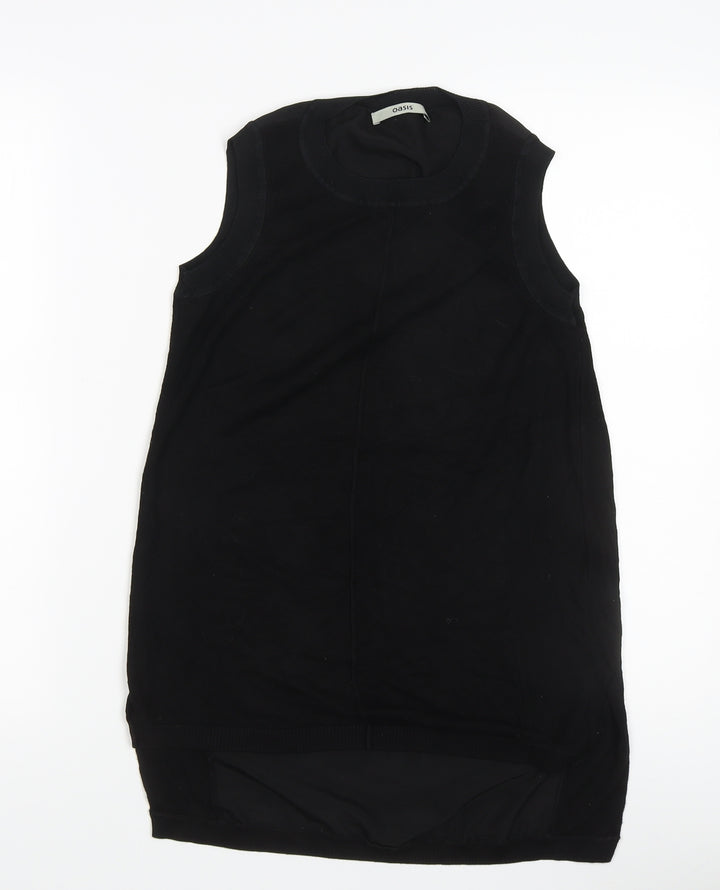 Oasis Women's Black Sleeveless Top Size S