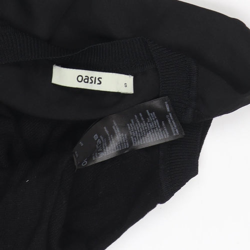 Oasis Women's Black Sleeveless Top Size S