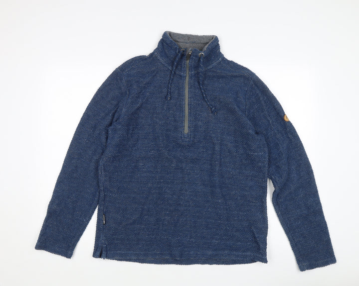 Trespass Men's Blue Pullover Sweatshirt, High Neck - M