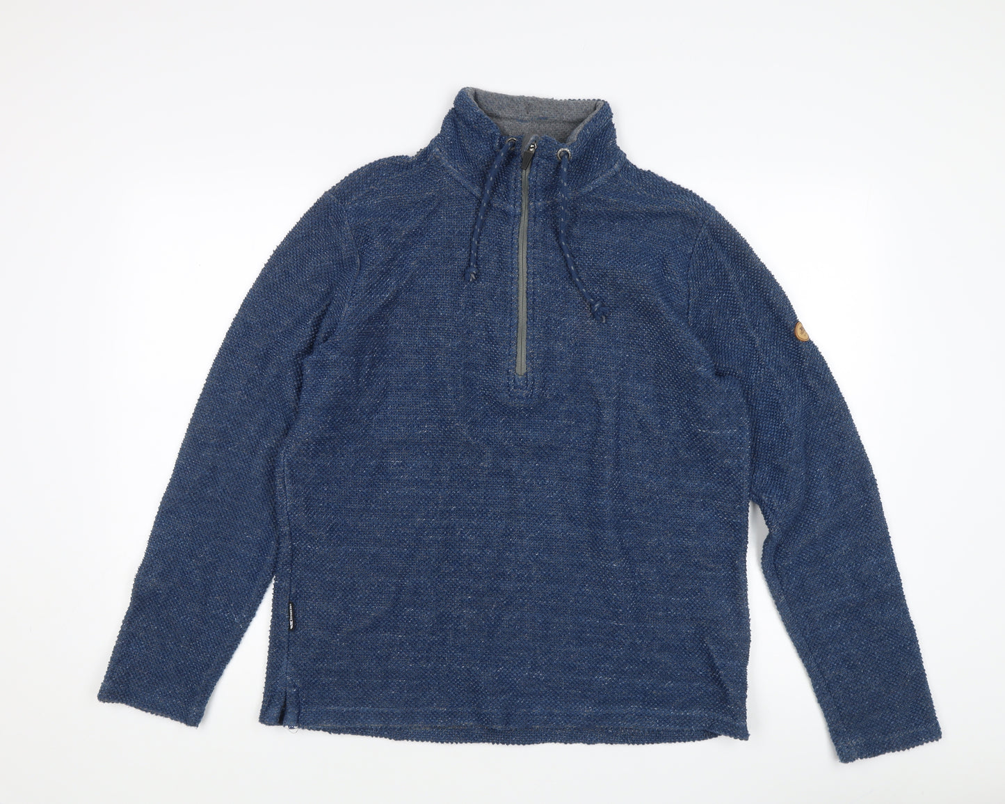 Trespass Men's Blue Pullover Sweatshirt, High Neck - M