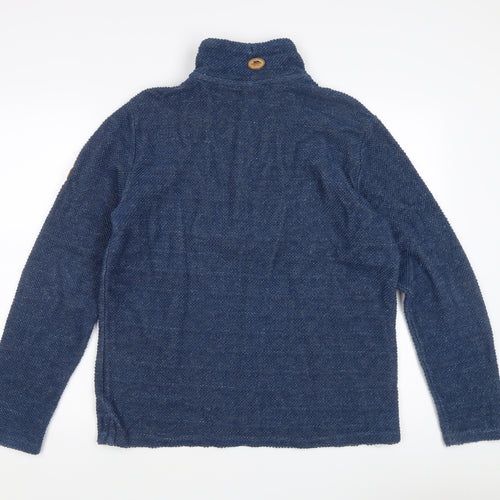 Trespass Men's Blue Pullover Sweatshirt, High Neck - M