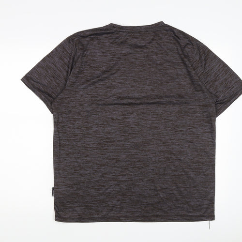 Trespass Men's Grey L T-Shirt Gym Training Moisture Wicking