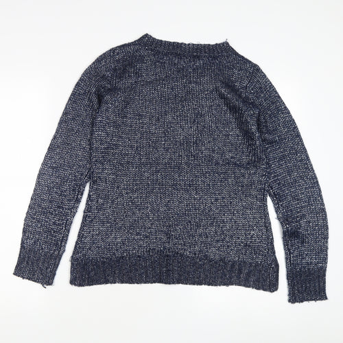 Dorothy Perkins Women's Blue S Chunky-Knit Pullover