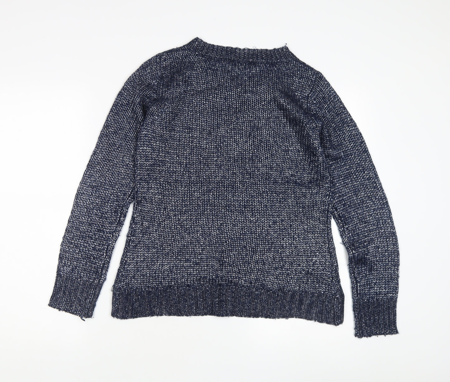 Dorothy Perkins Women's Blue S Chunky-Knit Pullover