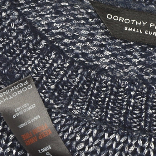 Dorothy Perkins Women's Blue S Chunky-Knit Pullover