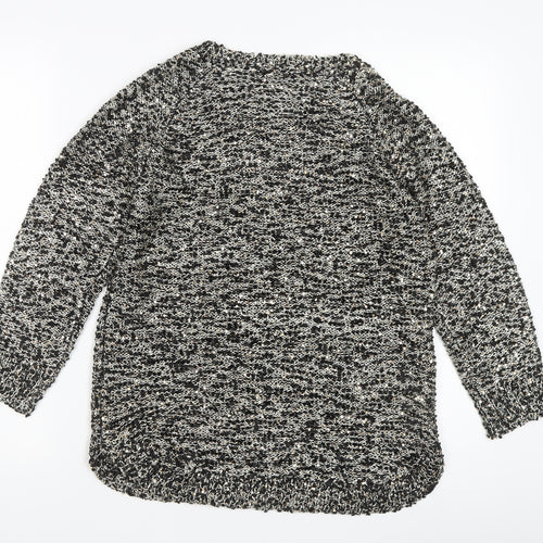 David Emanuel Women’s Black Sequined Pullover Jumper S