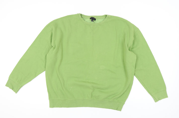 New Look Women's Green Pullover Sweatshirt L