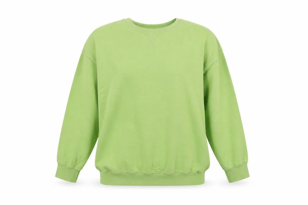 Front view of New Look Women's Green Pullover Sweatshirt L