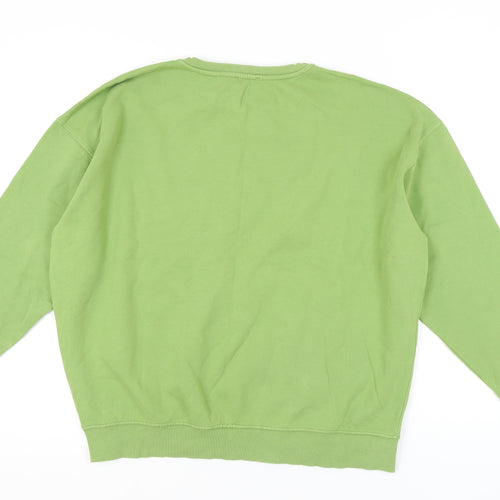 New Look Women's Green Pullover Sweatshirt L