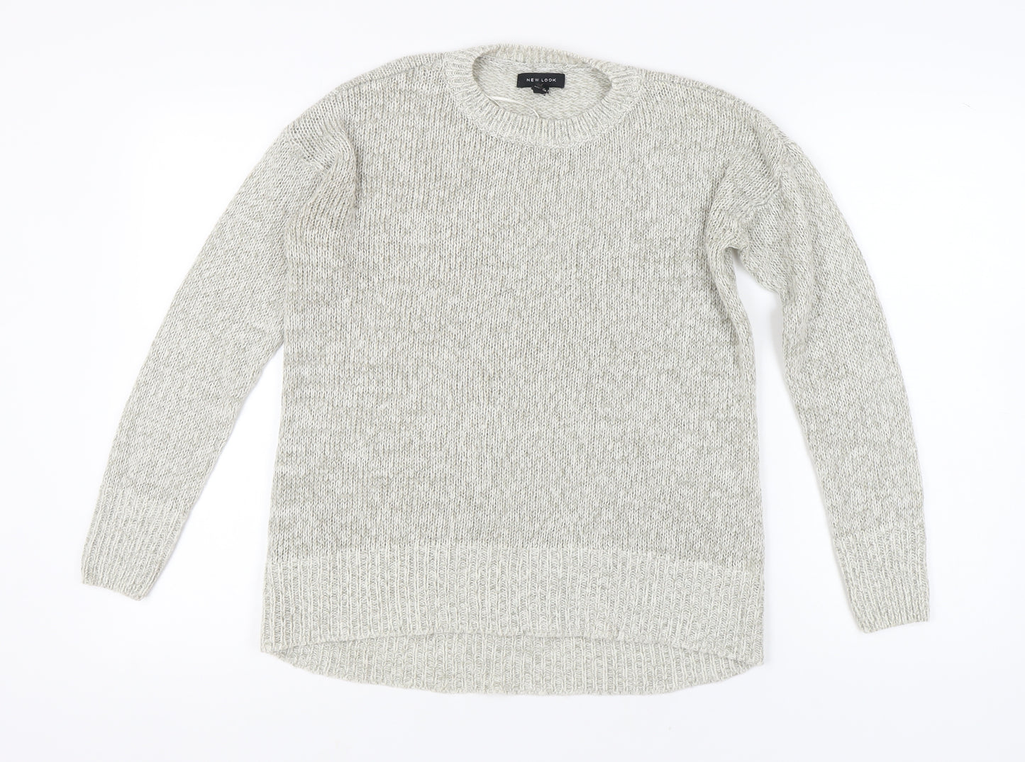 New Look Women's Grey Pullover Jumper, S