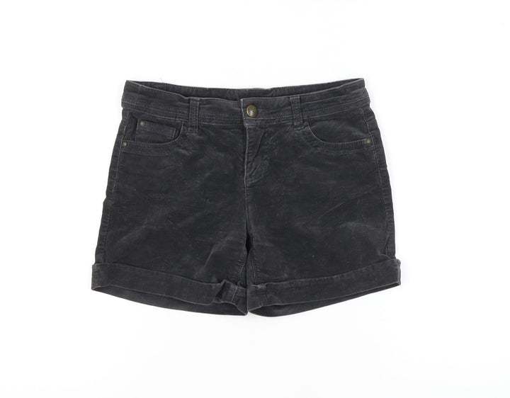 Yessica Women's Black Corduroy Shorts Size 8