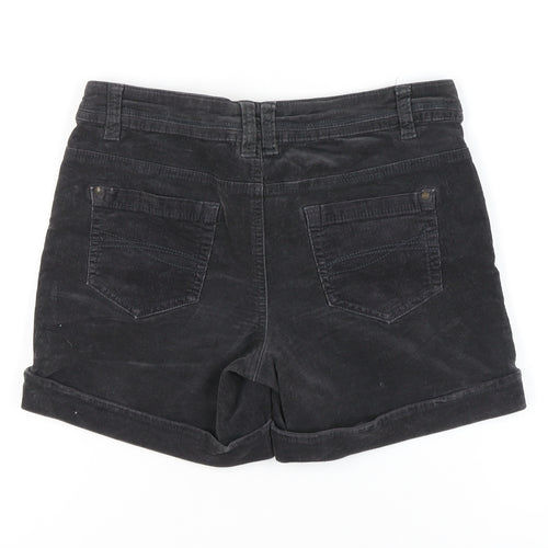 Yessica Women's Black Corduroy Shorts Size 8