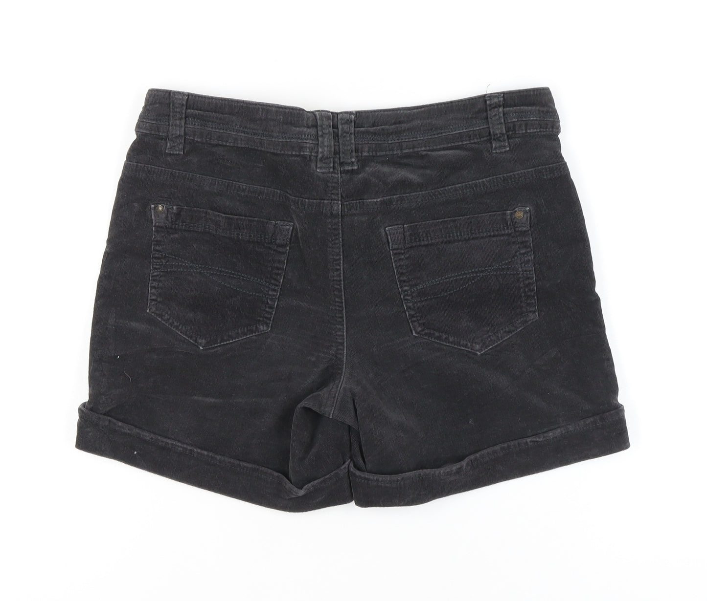Yessica Women's Black Corduroy Shorts Size 8