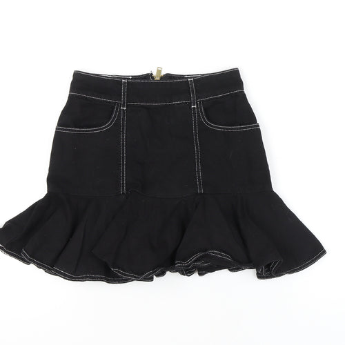 River Island Women's Black Trumpet Skirt Size 8