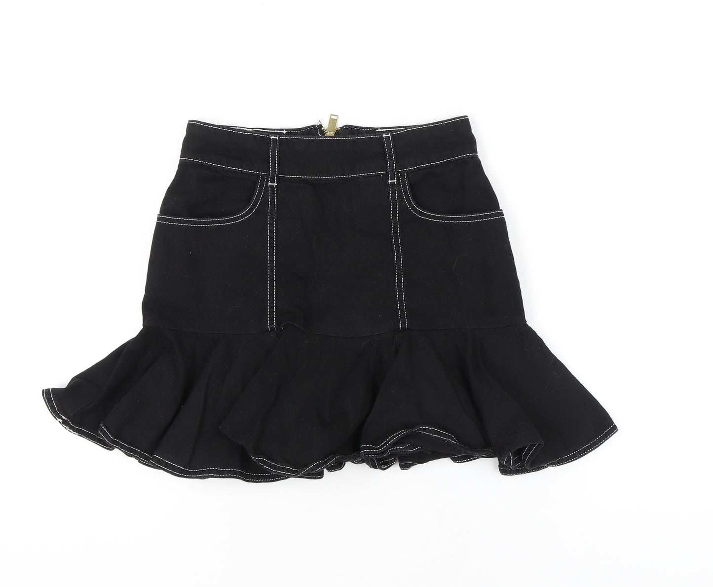 River Island Women's Black Trumpet Skirt Size 8