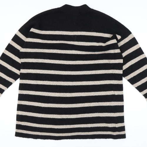 Primark Women's Black Stripe Cardigan, Size L