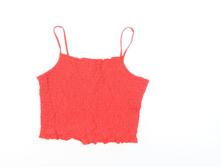 New Look Women's Red Camisole Tank Size 16