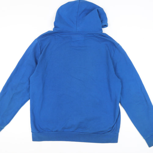 Pilgrim Men's Blue Pullover Hoodie L with Logo