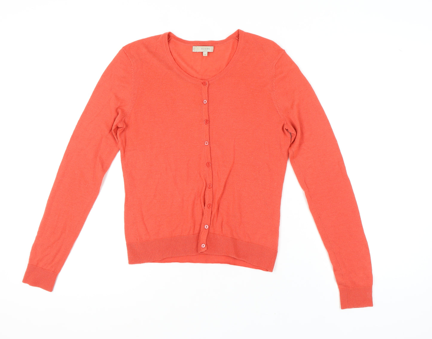 Hobbs Women's Red Cardigan M - Casual Knit Style