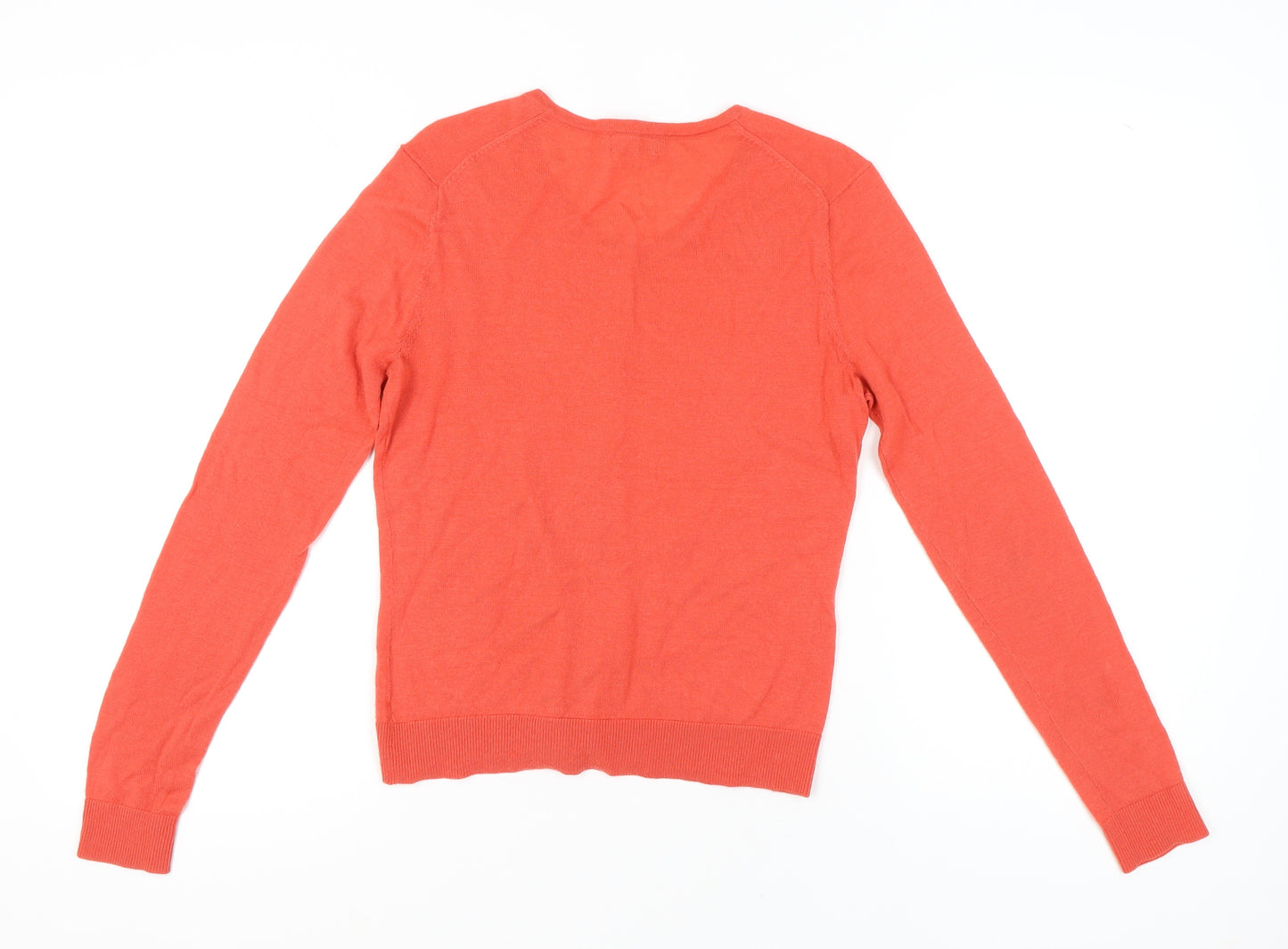 Hobbs Women's Red Cardigan M - Casual Knit Style