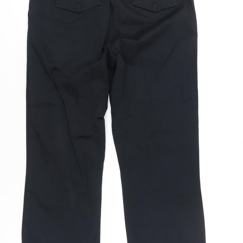 Marks and Spencer Women's Black Chino Trousers Size 12