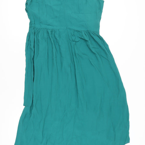 Marks and Spencer Green Asymmetric Dress, Size 14