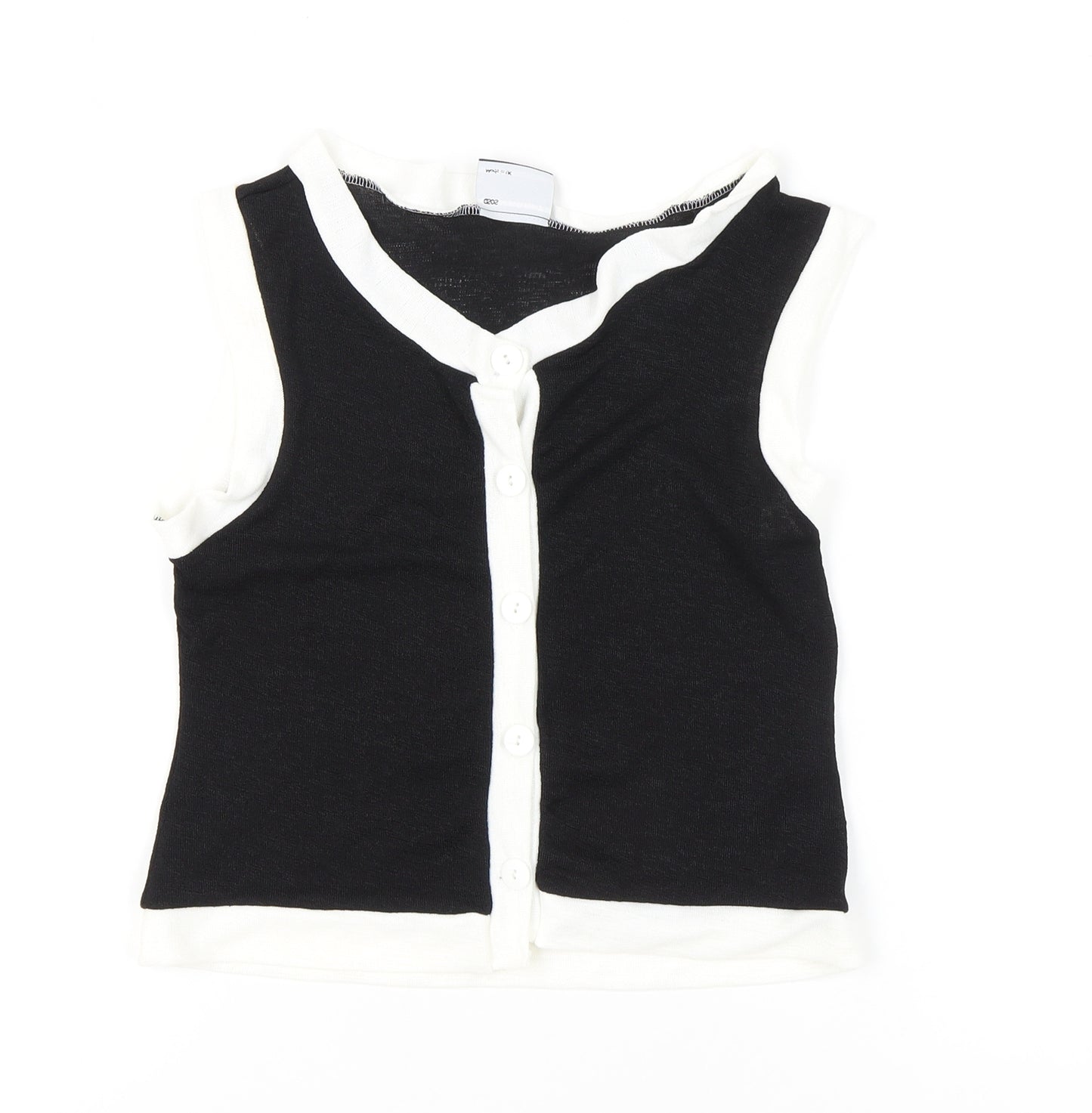 ASOS DESIGN Women's Black Button-Up Top