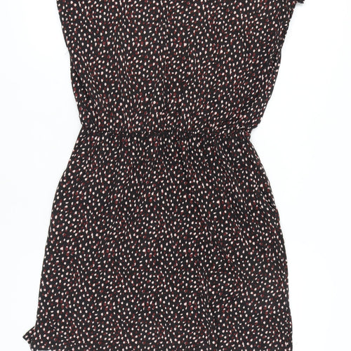 H&M Women Multicoloured L Polka Dot Dress Jersey
