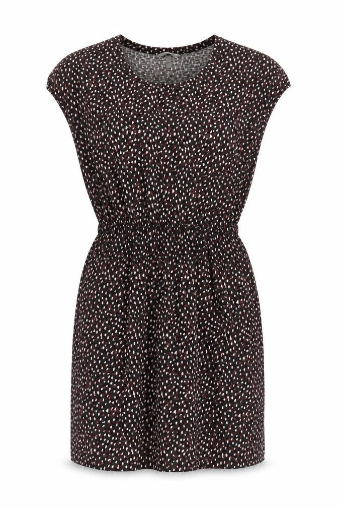 Front view of H&M Women Multicoloured L Polka Dot Dress Jersey