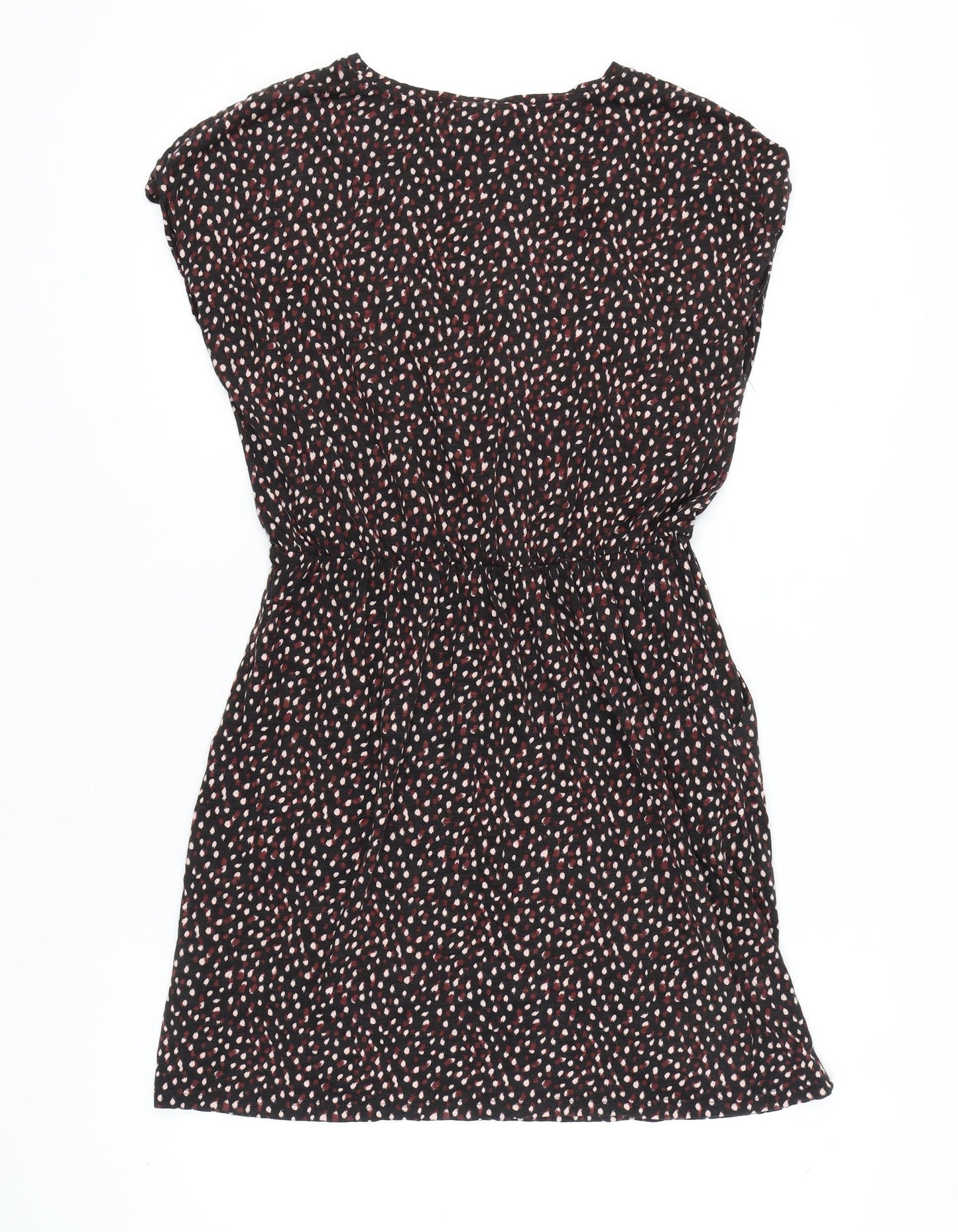 H&M Women Multicoloured L Polka Dot Dress Jersey