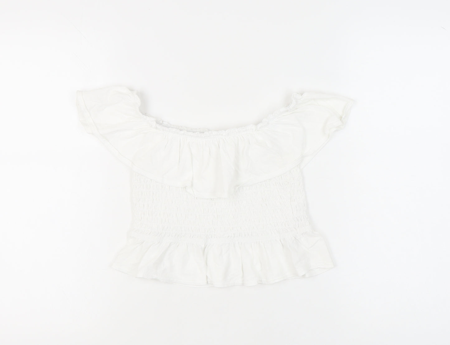 Miss Selfridge White Off the Shoulder Top, Size 10