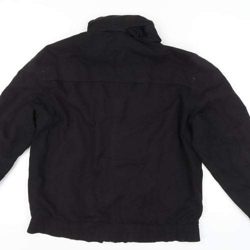 Maine Men's Black Windbreaker Jacket - L