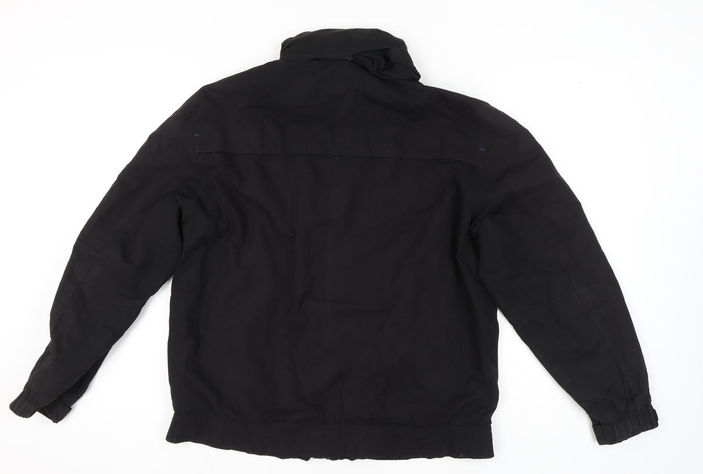 Maine Men's Black Windbreaker Jacket - L