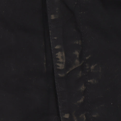 Maine Men's Black Windbreaker Jacket - L