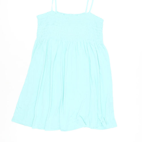 H&M Women’s Blue Slip Dress Size 14 - Casual Summer Style