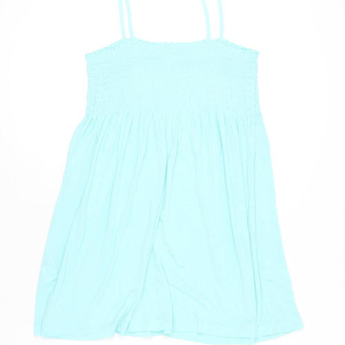 H&M Women’s Blue Slip Dress Size 14 - Casual Summer Style