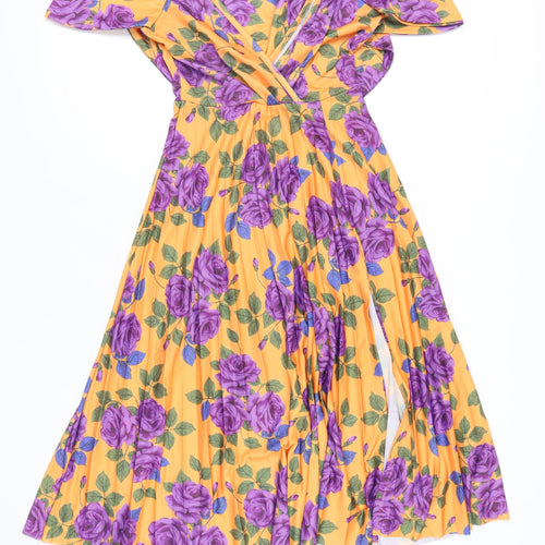 ASOS Women's Floral Dress, Multi, Size 8, Off Shoulder