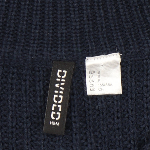 H&M Women's Blue High Neck Pullover - Size S