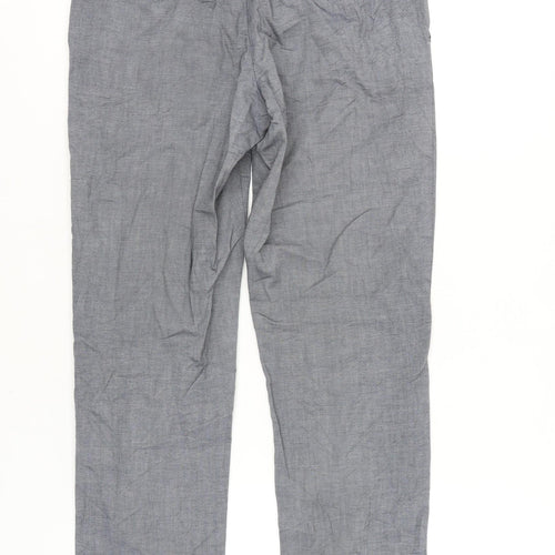 Next Men's Grey Chino Trousers, Size 30R, Casual