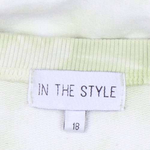 In The Style Women's Multicoloured Pullover Sweatshirt Size 18