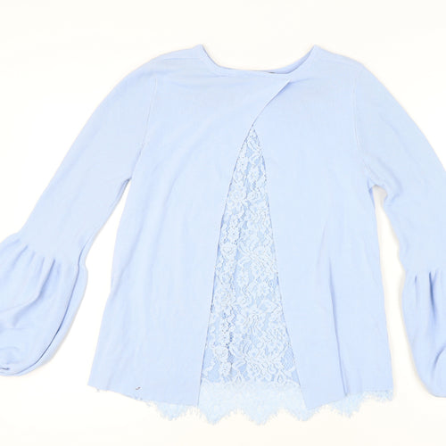 Finery Women's Blue Pullover Jumper L
