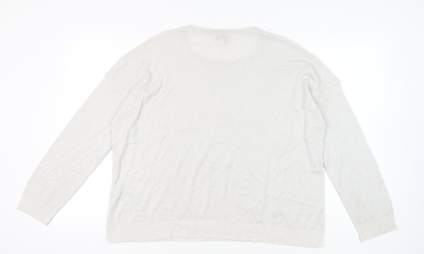 Marks and Spencer Women's Ivory XL Jumper
