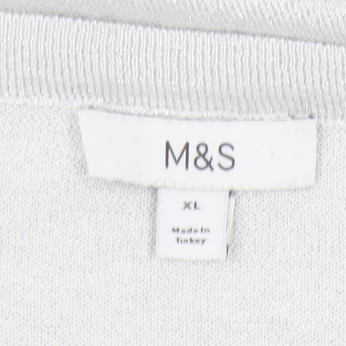 Marks and Spencer Women's Ivory XL Jumper