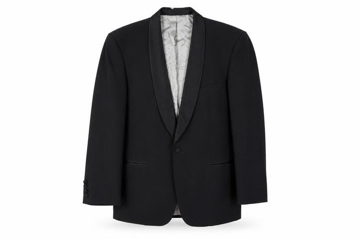 Front view of Marks & Spencer Men's Black Suit Jacket 40S