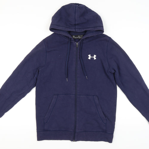 Under Armour Men's Blue Full Zip Hoodie, Size S