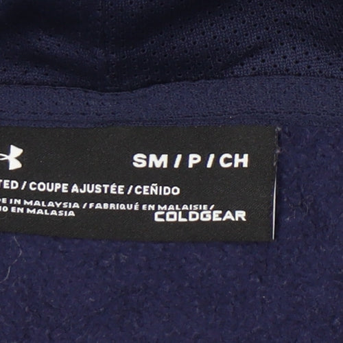 Under Armour Men's Blue Full Zip Hoodie, Size S