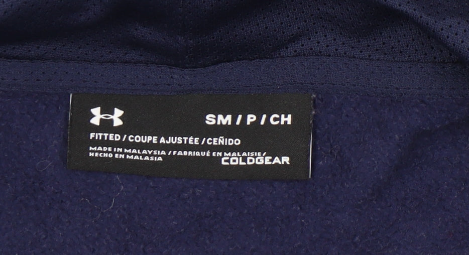 Under Armour Men's Blue Full Zip Hoodie, Size S