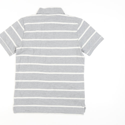 Nike Men’s Striped Grey Polo Shirt M