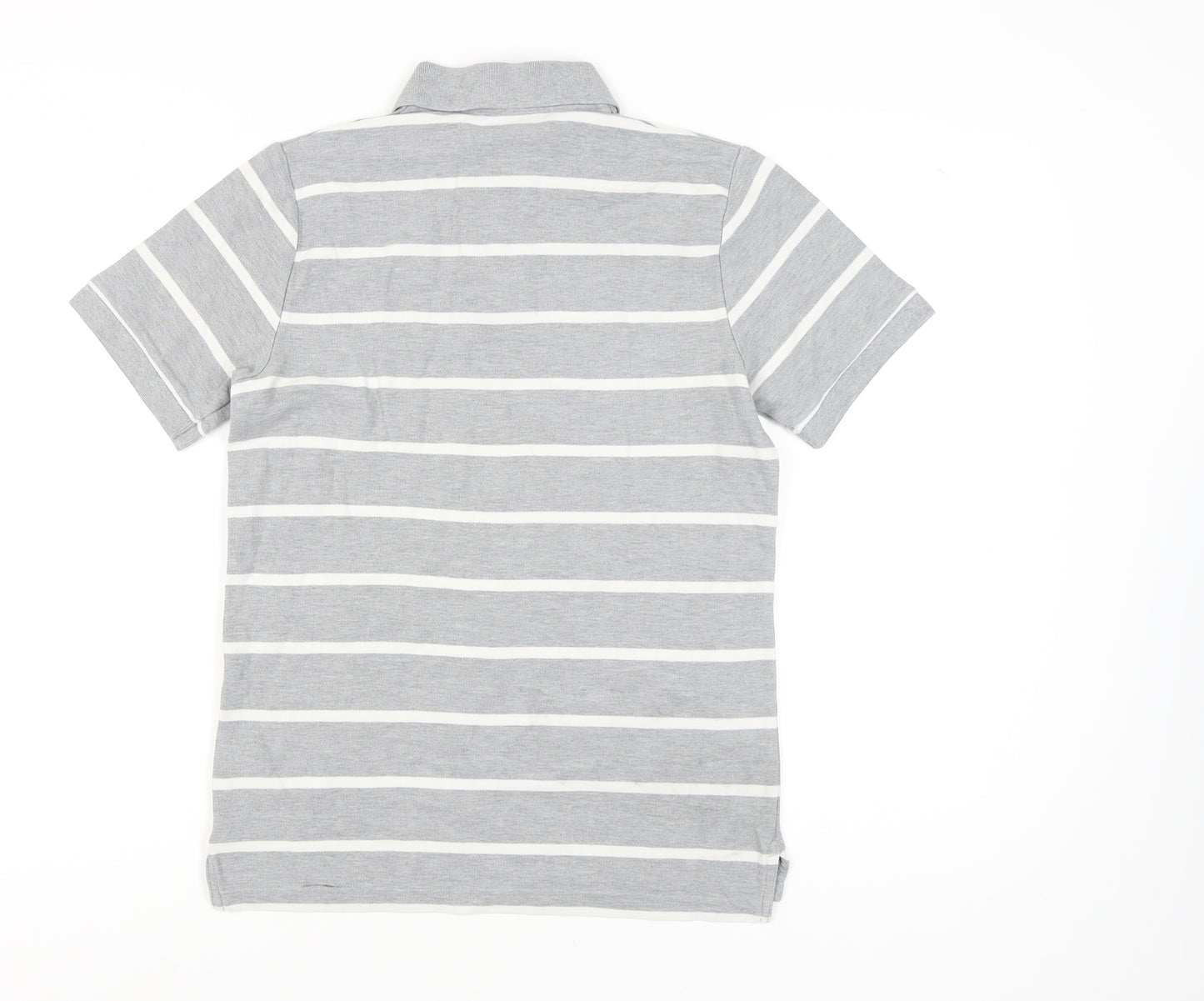 Nike Men’s Striped Grey Polo Shirt M