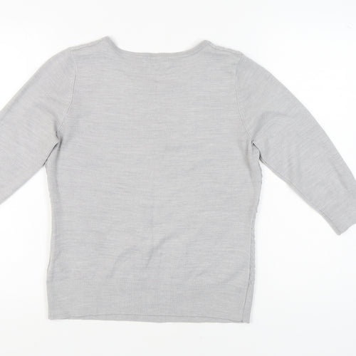 Marks and Spencer Women's Grey Pullover Jumper, Size 12